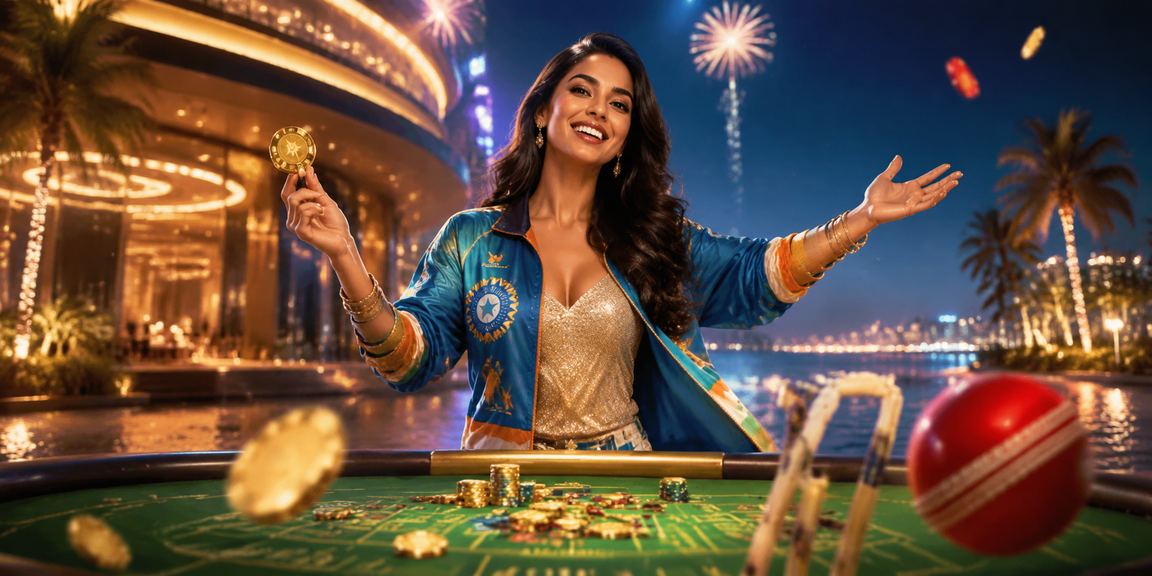 Live casino game with players in Delhi live on screen